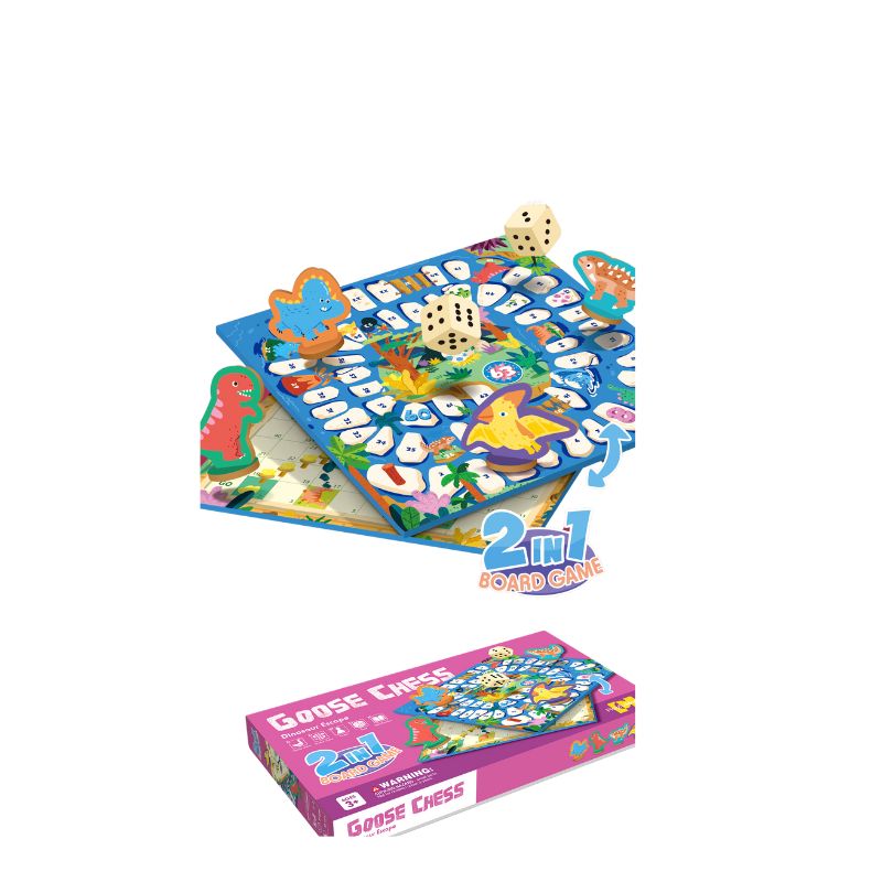 DRUŠTVENA IGRA GOOSE CHESS DINOPSAURUS 88903 MIL